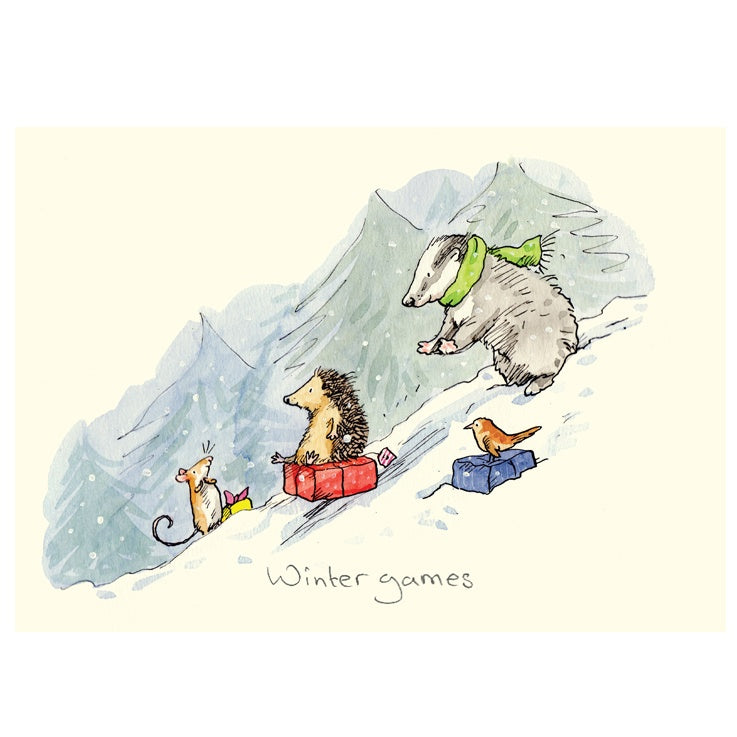 Winter Games Christmas Card