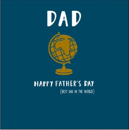 Happy Father's Day Best Dad In The World Card Paper Tiger