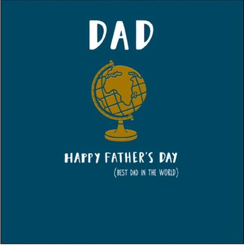 Happy Father's Day Best Dad In The World Card