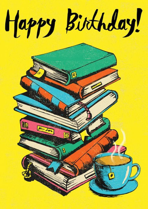 Happy Birthday Books Card