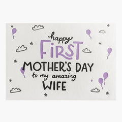 Happy First Mother’s Day to My Amazing Wife Card