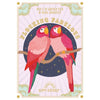 Flocking Fabulous Parrots Birthday Card