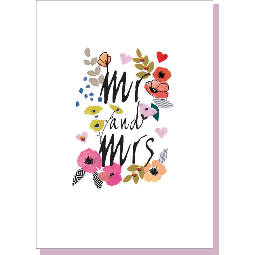 Wedding Card - Mr and Mrs