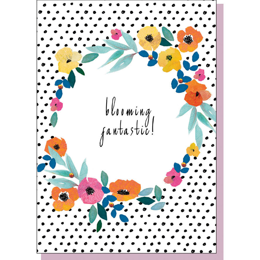 Congratulations Card - Blooming Fantastic