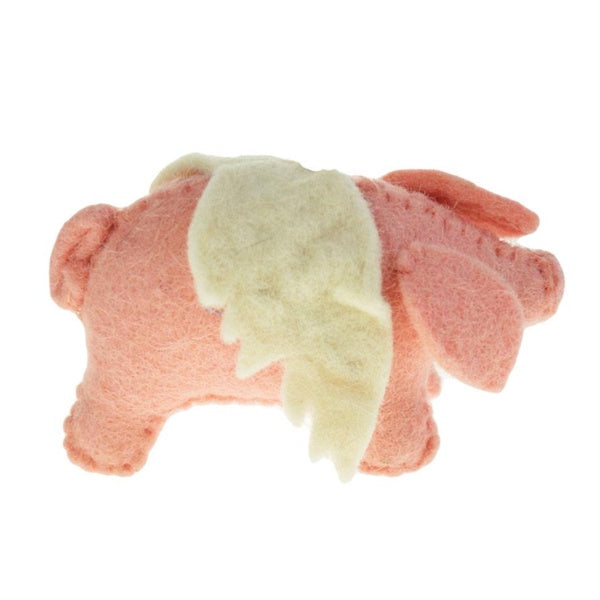 Felt Flying Pig Decoration