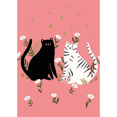Love Two Cats Card