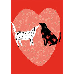 Love Two Dogs Card