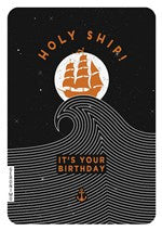 Holy Ship It's Your Birthday Card