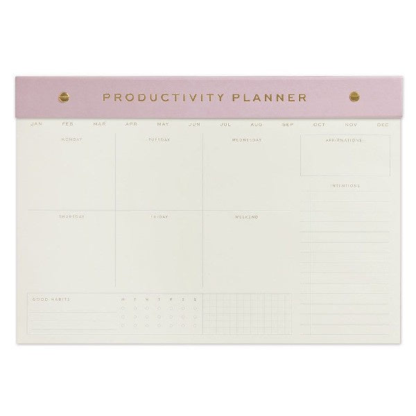 Weekly Notepad Lilac - Productivity Planner - Paper Tiger