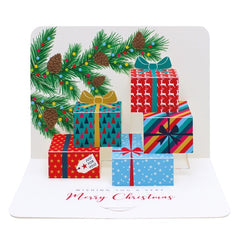 Presents Under Tree Card Box