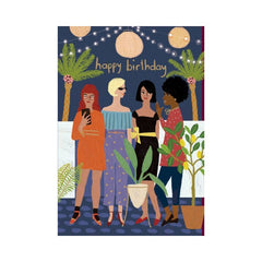 Girls Night Out Happy Birthday Card