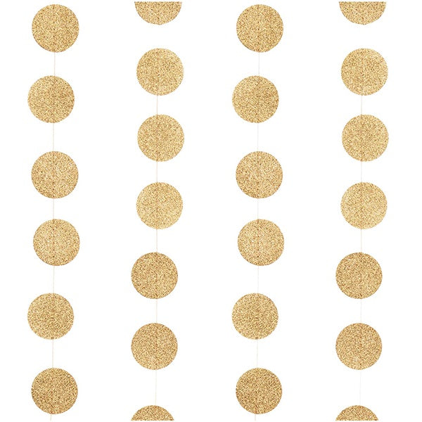 Gold Glitter Garland | Paper Tiger