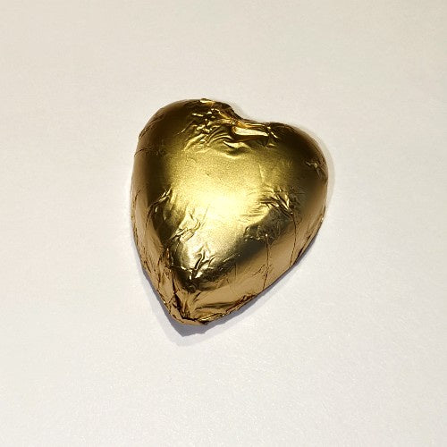 Filled Creamy Hazelnut Praline Chocolate Gold Heart