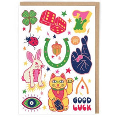 Good Luck Charm Card