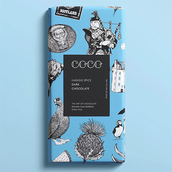 Haggis Spice 64% Dark Chocolate