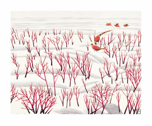 Snow Countryside Blank Card