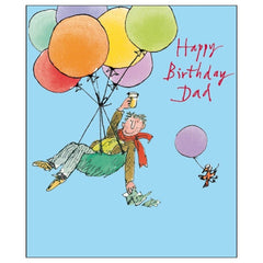 Happy Birthday Dad Quentin Blake Card