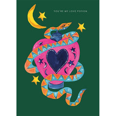 You're My Love Potion Snake Card