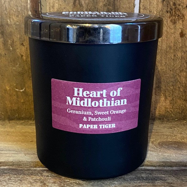 Heart of Midlothian Glass Tumbler Candle by Paper Tiger