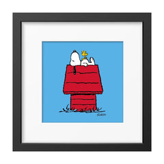 Snoopy House Framed Print 12x12