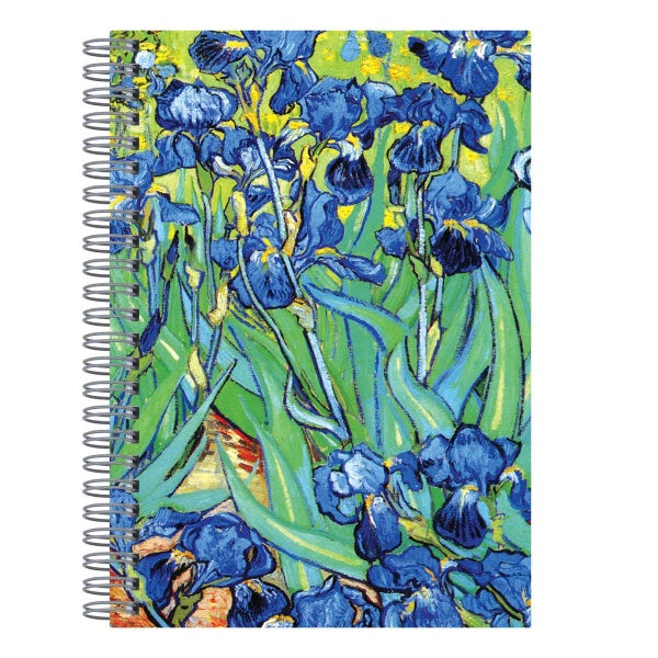 Van Gogh Irises Spiral Bound Notebook
