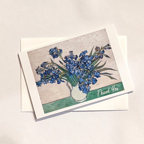Irises - Van Gogh Thank You Pack of 10 Cards