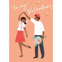 My Valentine Dancing Card