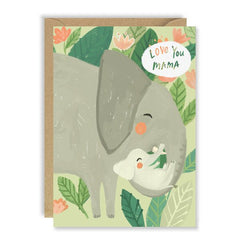 Mama Elephant Mothers Day Card
