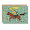 Horse Race Retirement Card