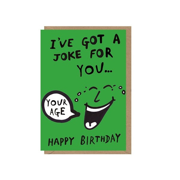 Joke For You Birthday Card