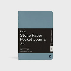 Karst A6 Blank Pocket Journal Glacier