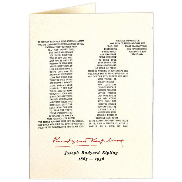 Kipling If Card