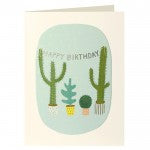 Cactus Happy Birthday Card