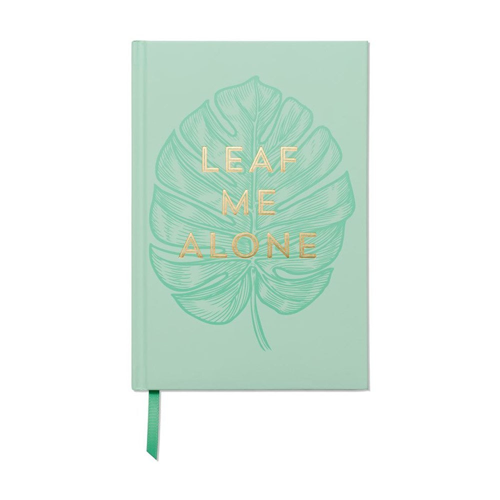 Leaf Me Alone Hardback Notebook