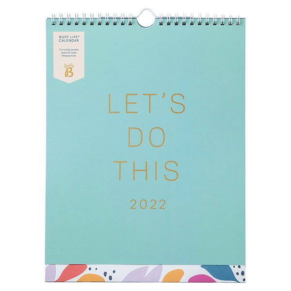 Busy B Busy Life Calendar 2022 Seafoam