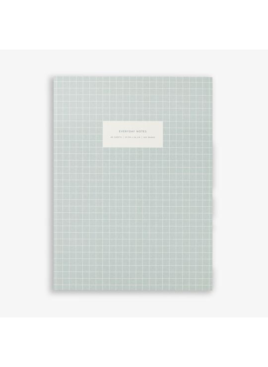 Check Notebook Light Blue
