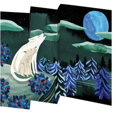 By The Light Of The Moon Pack of 5 Trifold Cards