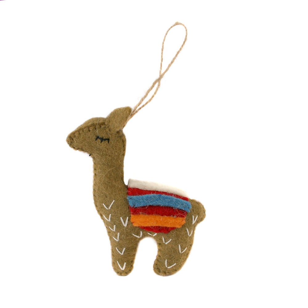 Felt Llama Decoration
