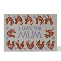 Hen and Chick Mother's Day Card