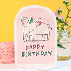 Happy Birthday Elephant Card