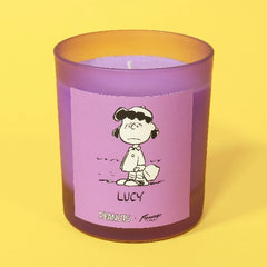 Snoopy Lemongrass and Lime Scented - Lucy Purple Jar Candle