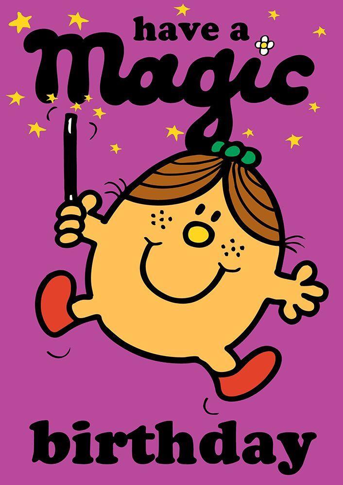 Little Miss Have A Magic Birthday Card