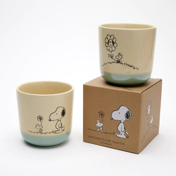 Love Is In Bloom Peanuts Stoneware Planter