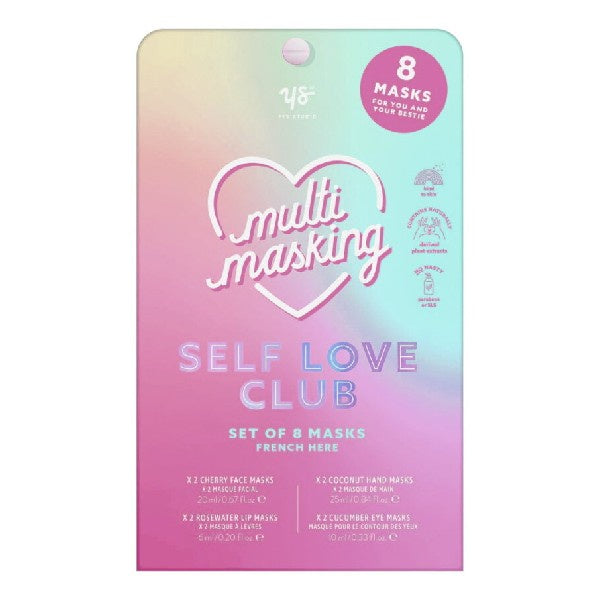 Multi Masking Self Love Club (Pack of 8 Face Masks)