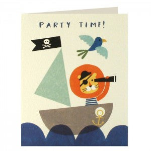Pirate Lion Invitation Pack of 5 Cards