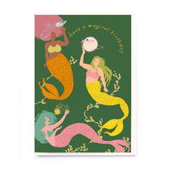 Have a Magical Birthday Mermaids Card