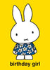 Miffy Birthday Girl Card