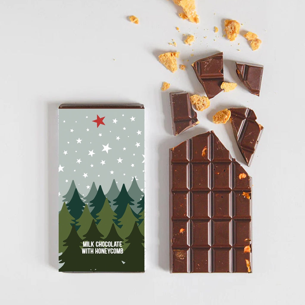 Milk Chocolate With Honeycomb Winter Bar