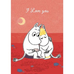 Moomin I Love You Red Card