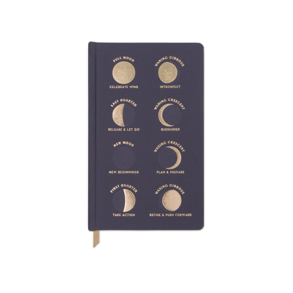 Moon Phases Cloth Ruled Notebook - Paper Tiger